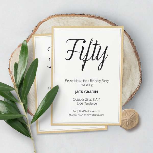 Avery® Postcards with Metallic Gold Borders, 3-15/16" x 5-3/16", 40 ...